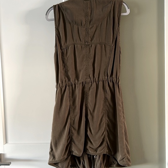 cream Utility Style Vest / Dress - Picture 14 of 15